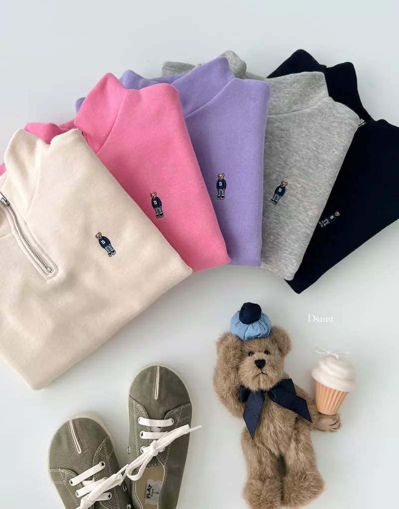 Dsaint - Korean Children Fashion - #discoveringself - Small Bear Anorak Sweatshirt - 3