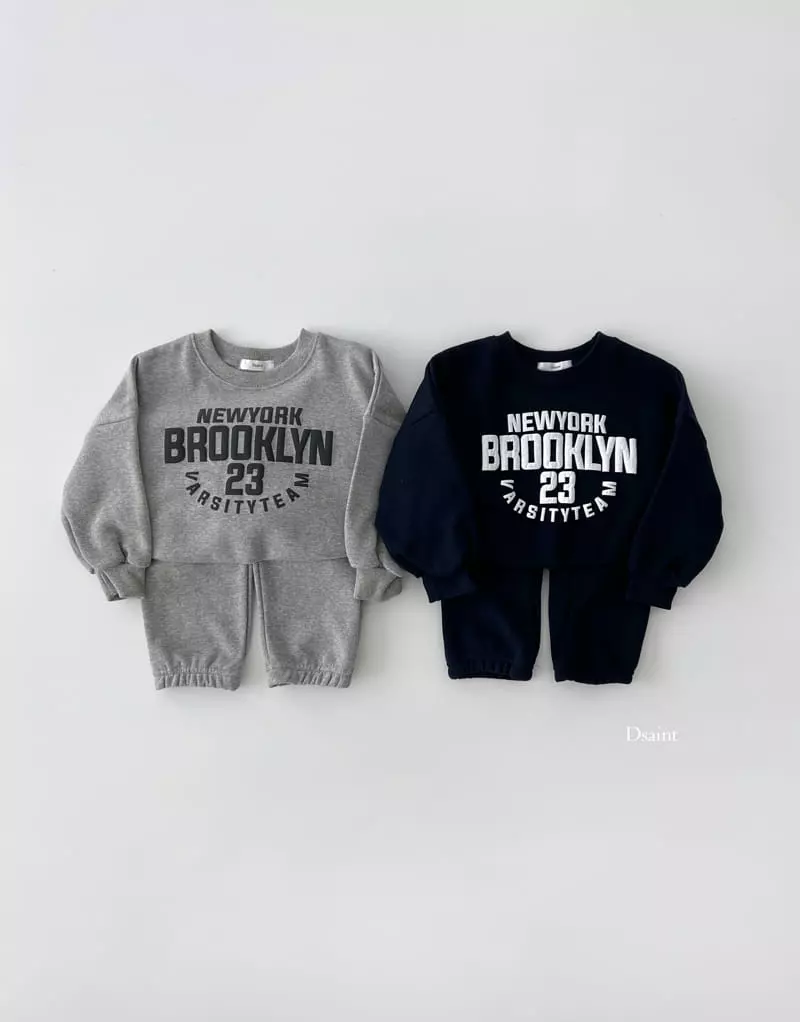 Dsaint - Korean Children Fashion - #discoveringself - Brok 23 Jogger Top Bottom Set
