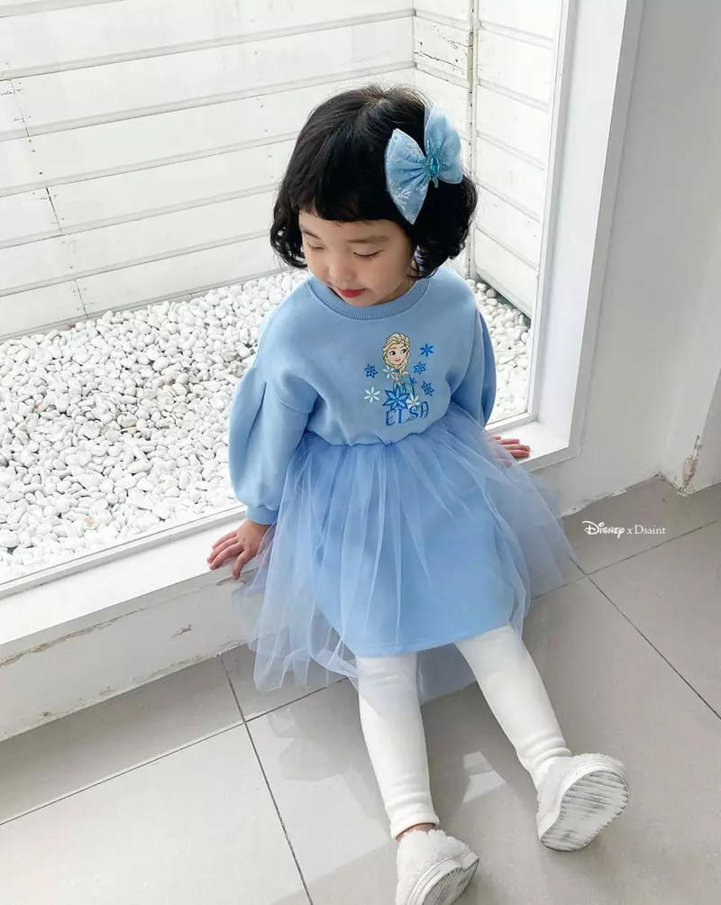 Dsaint - Korean Children Fashion - #discoveringself - Snow Flower Ellsa One-piece - 3