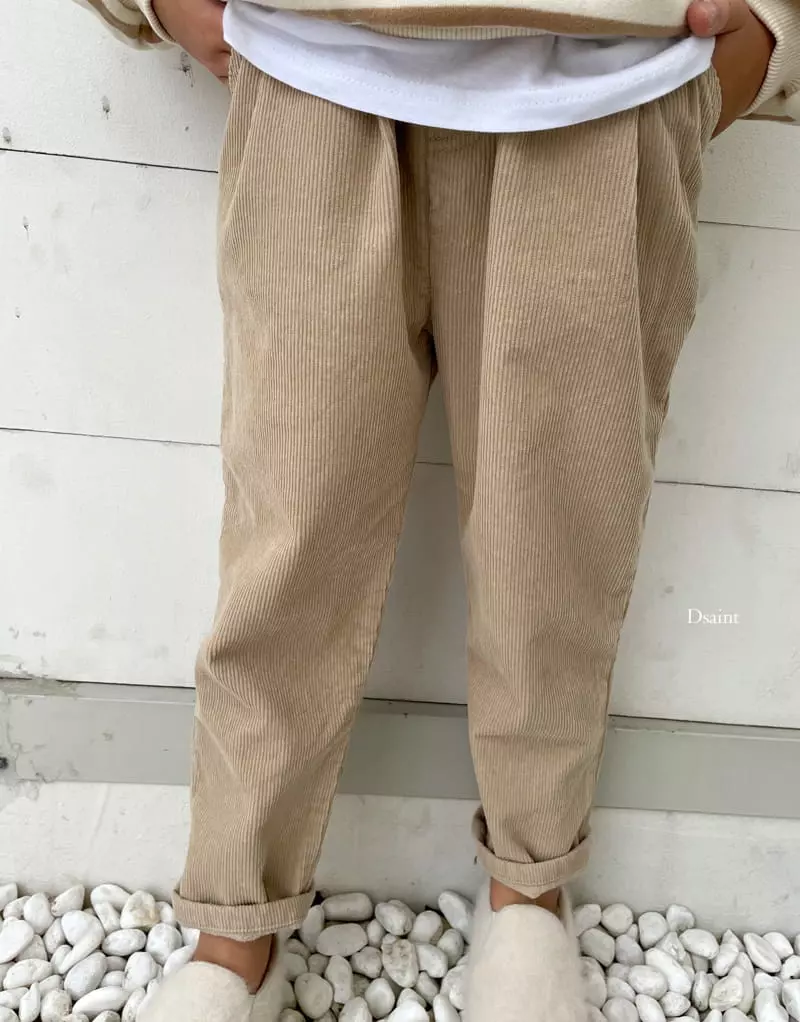 Dsaint - Korean Children Fashion - #discoveringself - Cozy Rib Baggy Pants - 12
