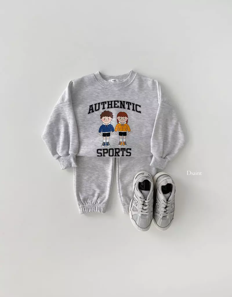 Dsaint - Korean Children Fashion - #discoveringself - Sport Top Bottom Set - 5