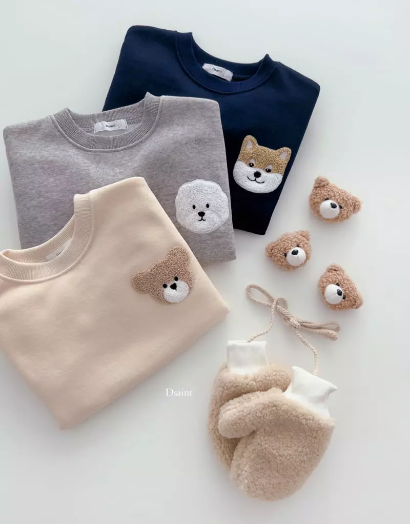Dsaint - Korean Children Fashion - #discoveringself - Animal Boucle Sweatshirt