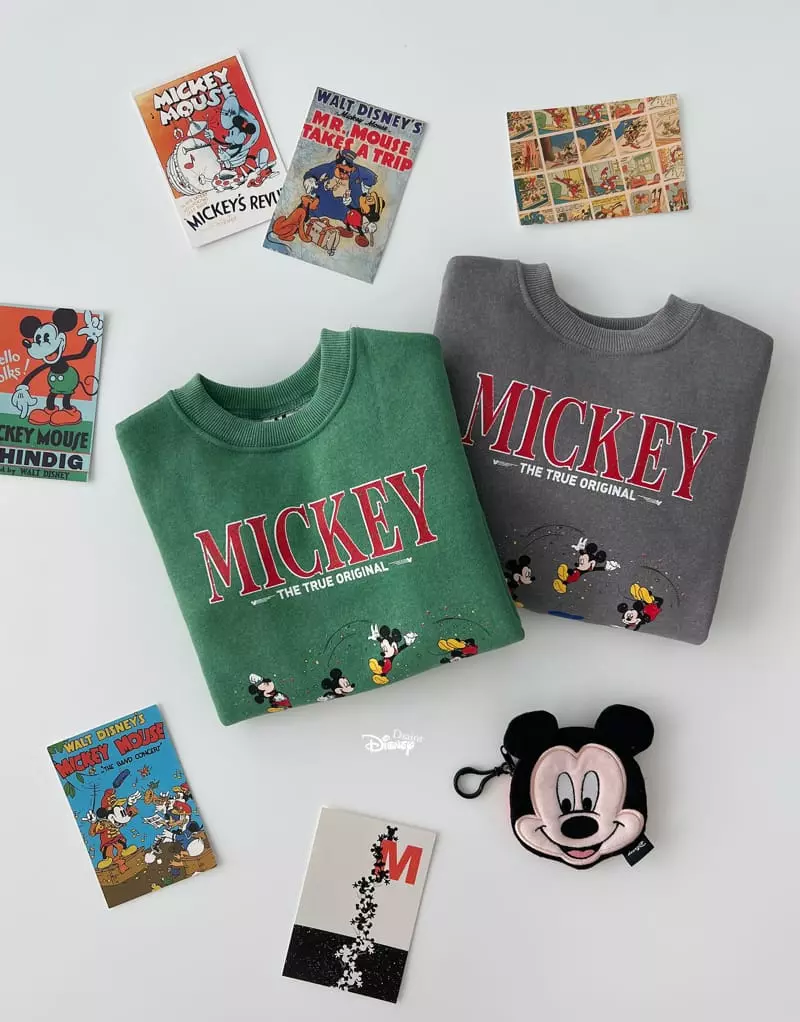 Dsaint - Korean Children Fashion - #discoveringself - Original Pigment Mickey Sweatshirt