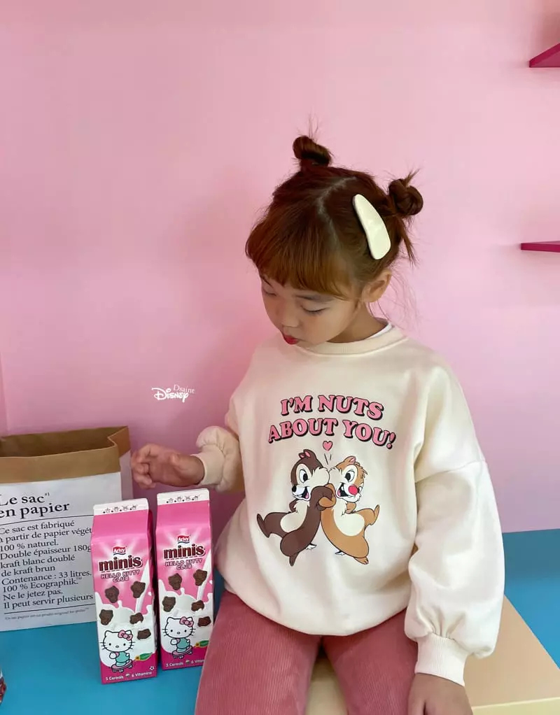 Dsaint - Korean Children Fashion - #fashionkids - Nuts Chip And Dale Sweatshirt - 11
