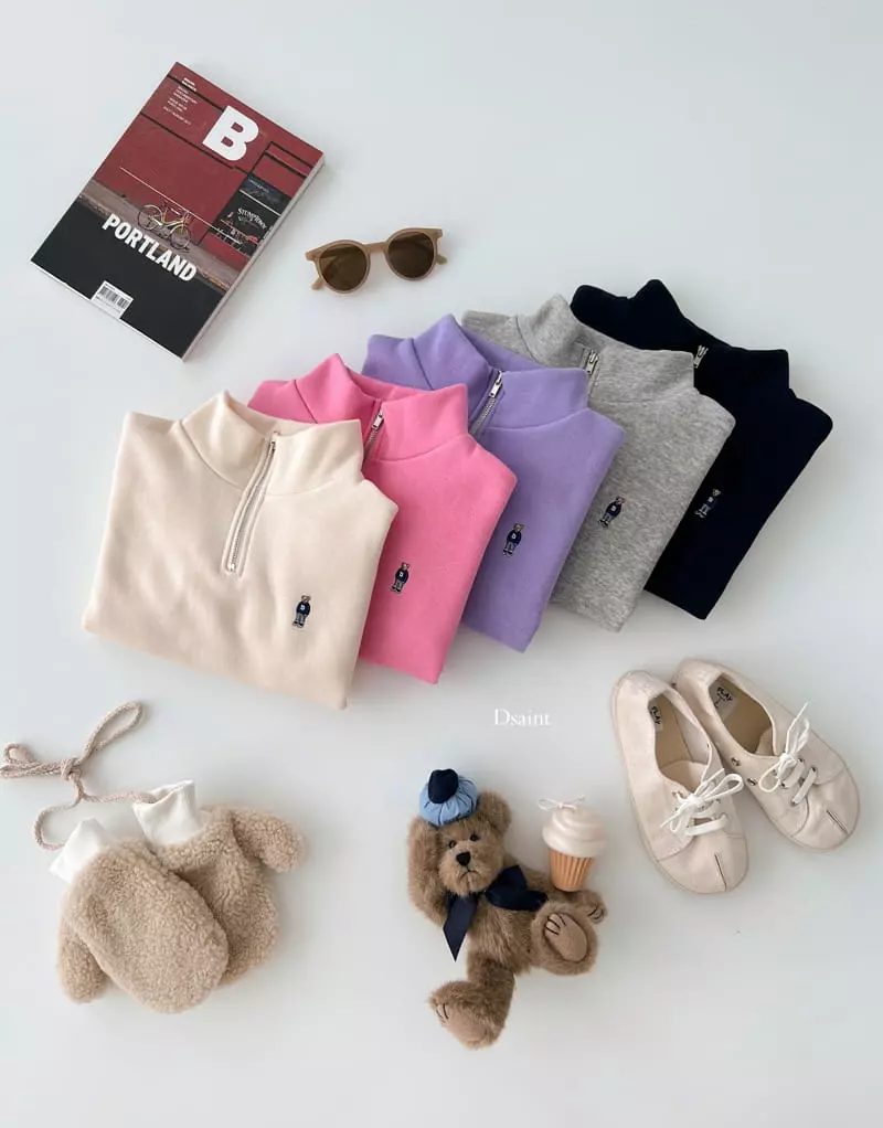 Dsaint - Korean Children Fashion - #discoveringself - Small Bear Anorak Sweatshirt - 4