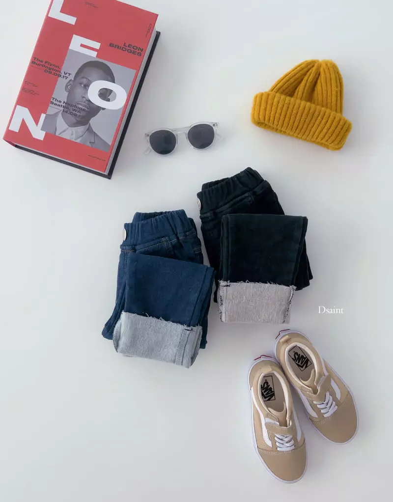 Dsaint - Korean Children Fashion - #discoveringself - Tension Roll Up Pants - 4