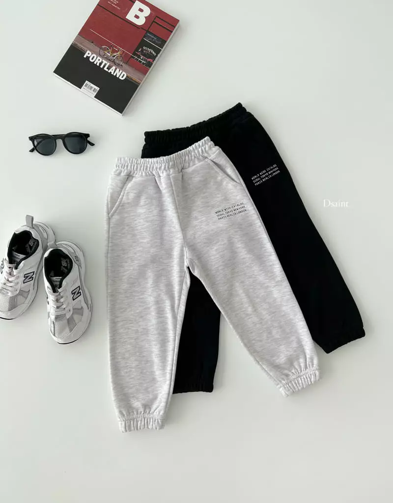 Dsaint - Korean Children Fashion - #fashionkids - World Jogger Pants - 3