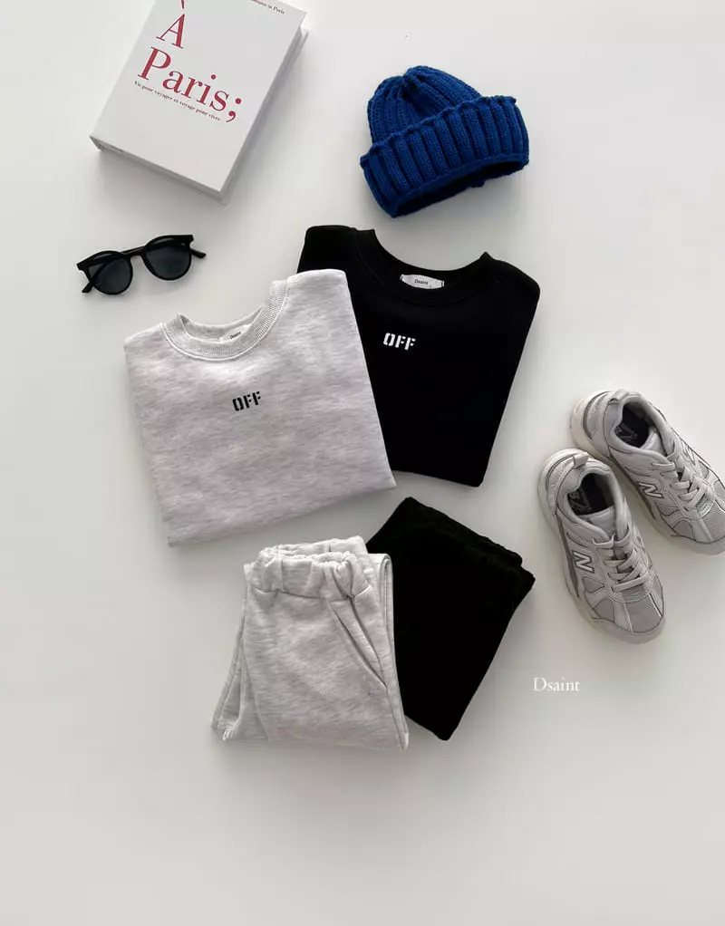 Dsaint - Korean Children Fashion - #fashionkids - Off Top Bottom Set