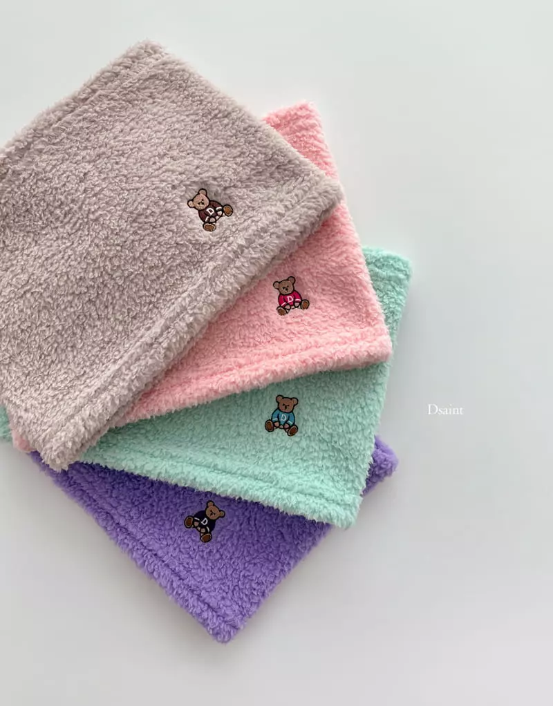 Dsaint - Korean Children Fashion - #fashionkids - Mini Bear Warmer Top Bottom Set - 3