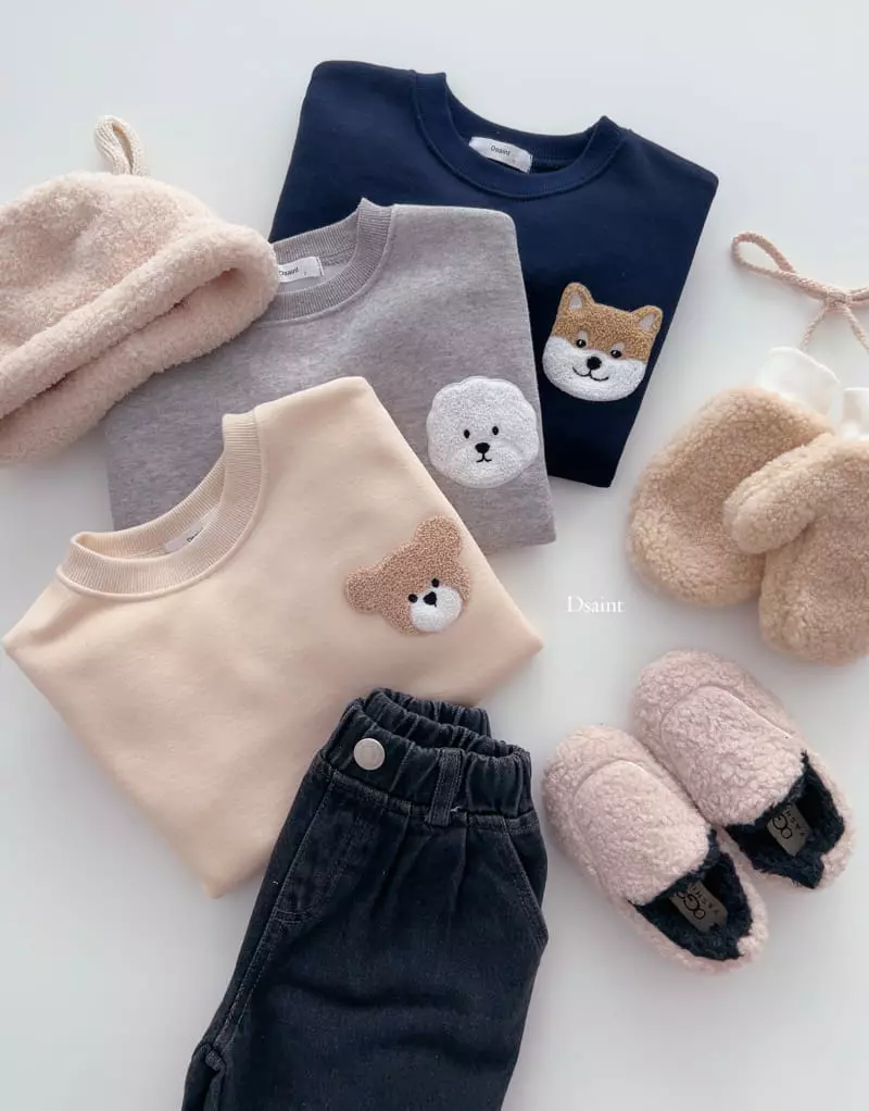 Dsaint - Korean Children Fashion - #fashionkids - Animal Boucle Sweatshirt - 2