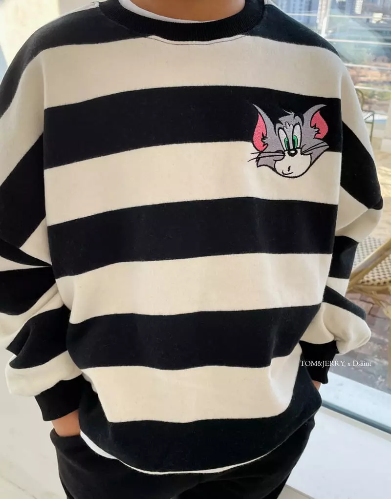 Dsaint - Korean Children Fashion - #discoveringself - Strange Stripes Sweatshirt - 4