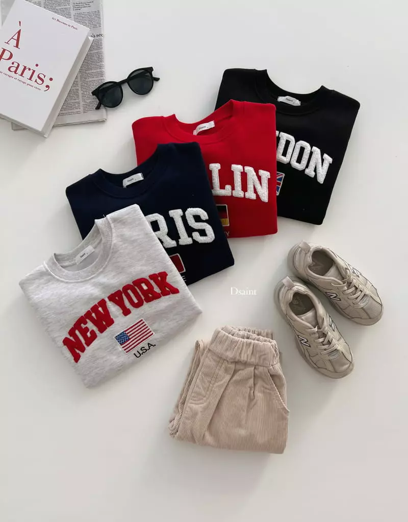 Dsaint - Korean Children Fashion - #fashionkids - World Boucle Sweatshirt - 3