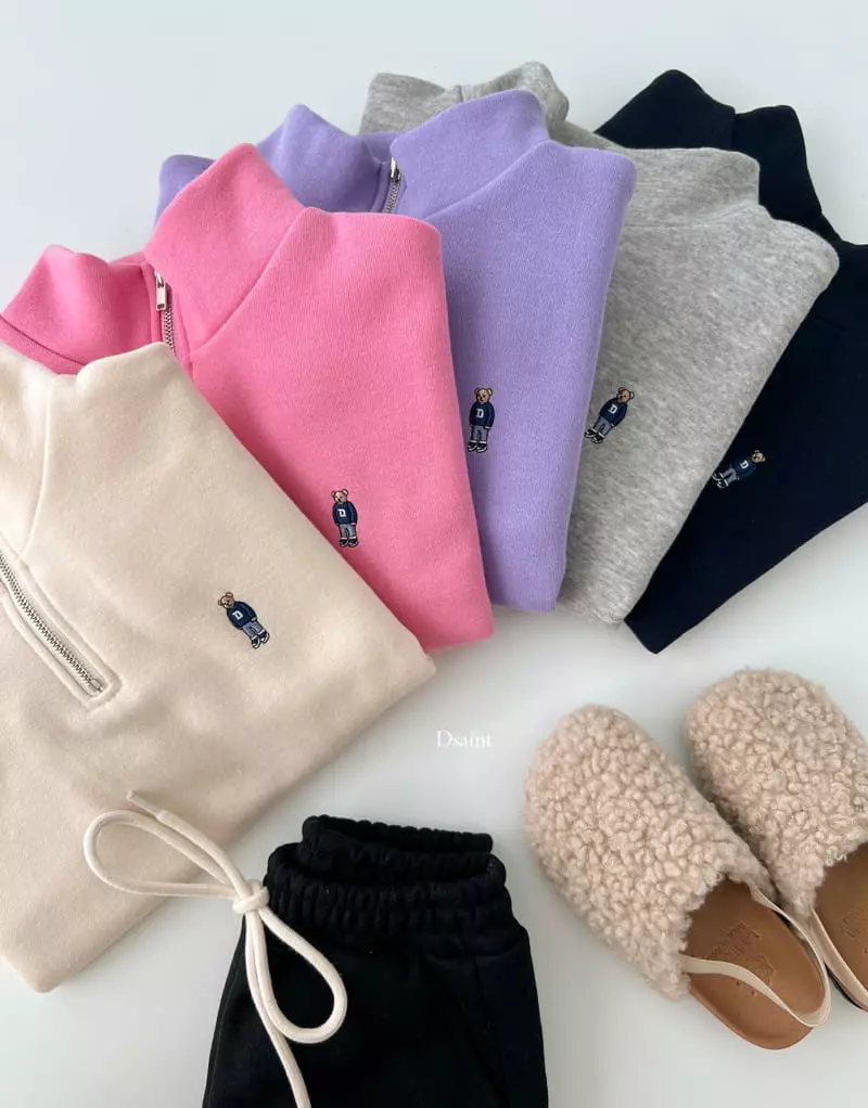 Dsaint - Korean Children Fashion - #kidsshorts - Small Bear Anorak Sweatshirt - 5