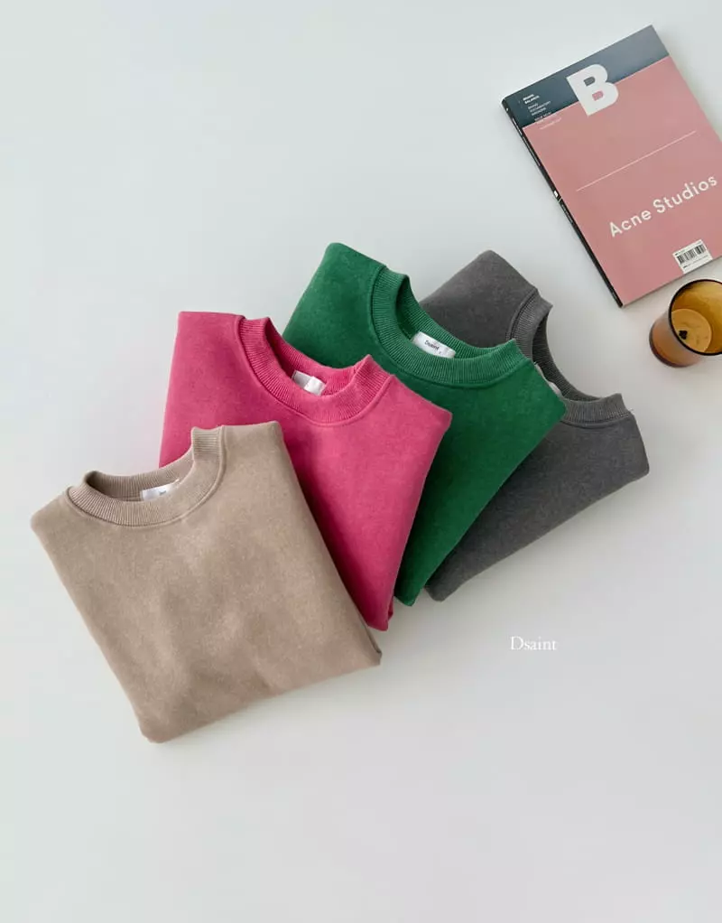 Dsaint - Korean Children Fashion - #kidsshorts - Color Good Pigment Sweatshirt - 3
