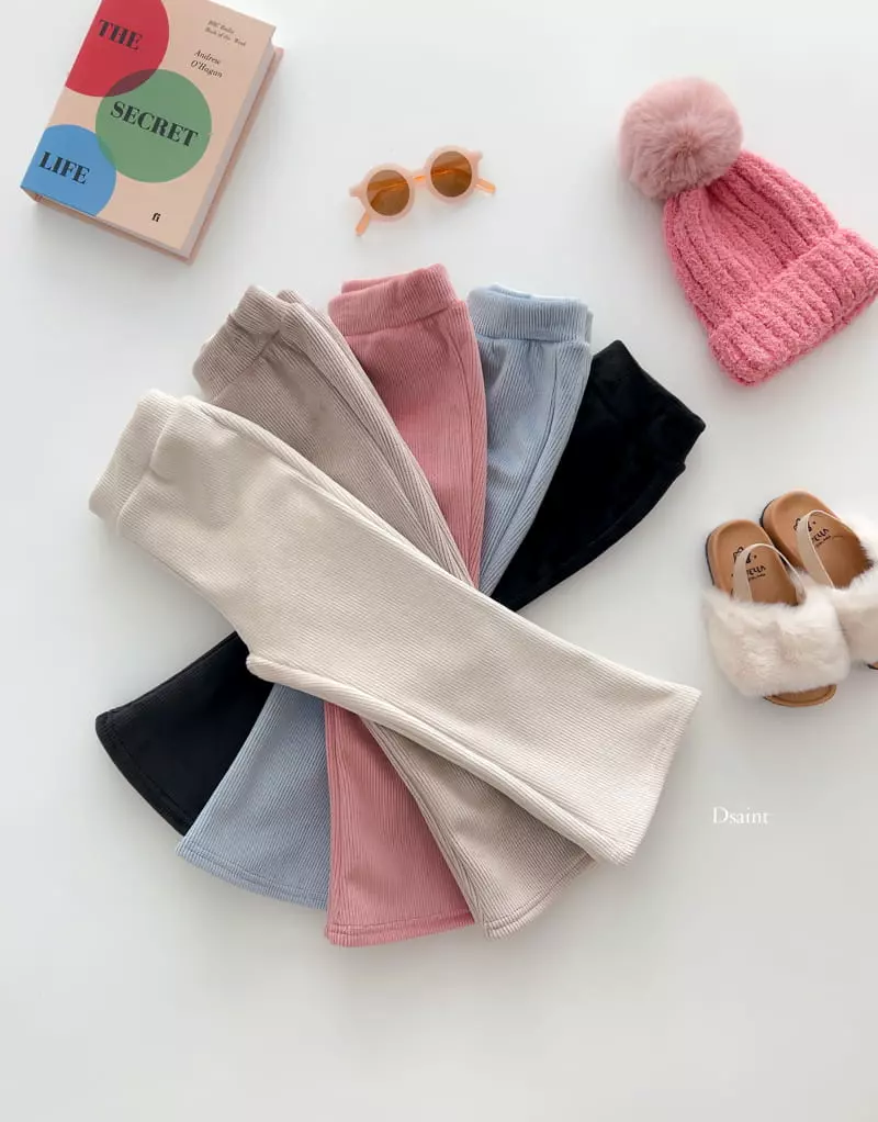 Dsaint - Korean Children Fashion - #kidsshorts - Sticky Rib Pants