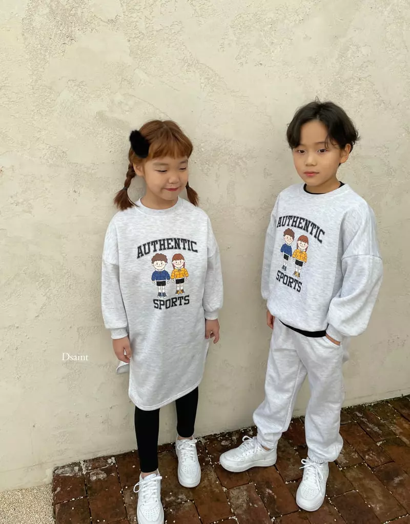 Dsaint - Korean Children Fashion - #kidsshorts - Sport Top Bottom Set - 7