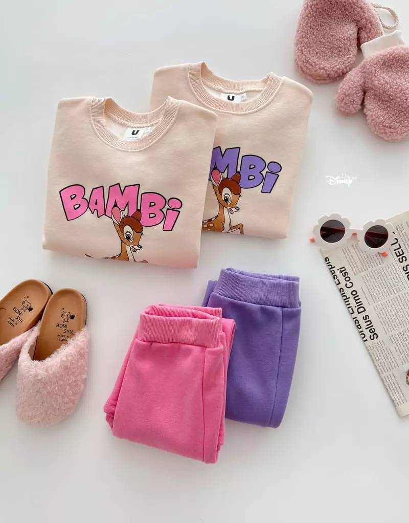 Dsaint - Korean Children Fashion - #kidsshorts - Bambi Bootscut Top Bottom Set - 5
