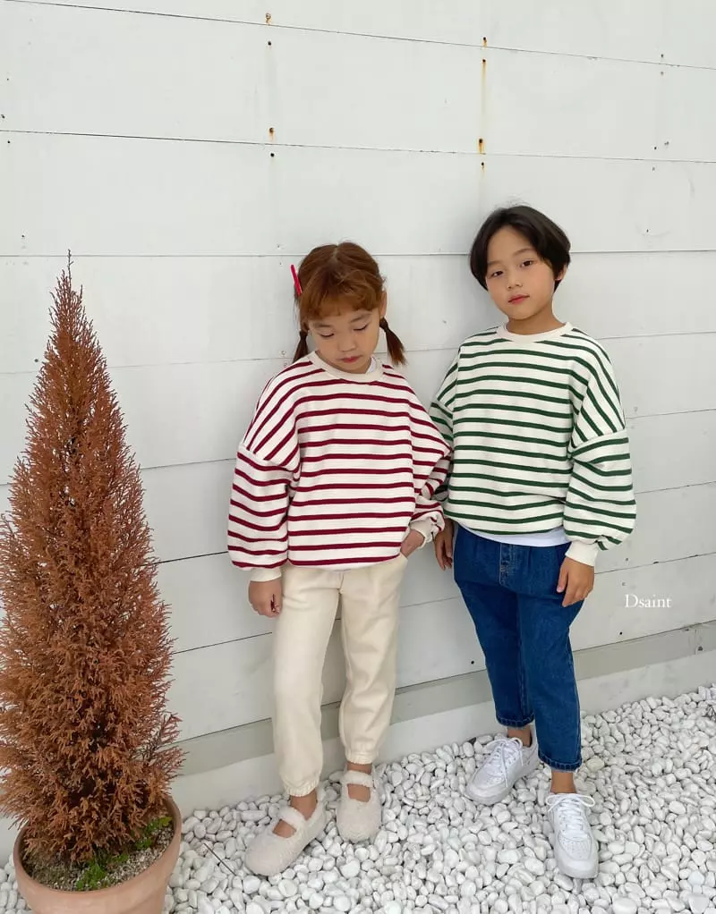 Dsaint - Korean Children Fashion - #kidsstore - Rainbow Stripes Sweatshirt - 11