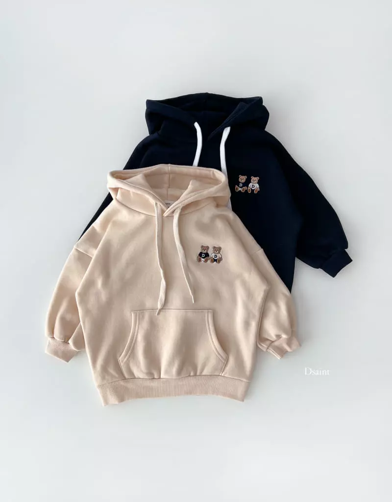 Dsaint - Korean Children Fashion - #kidsstore - Two Bears Hoody