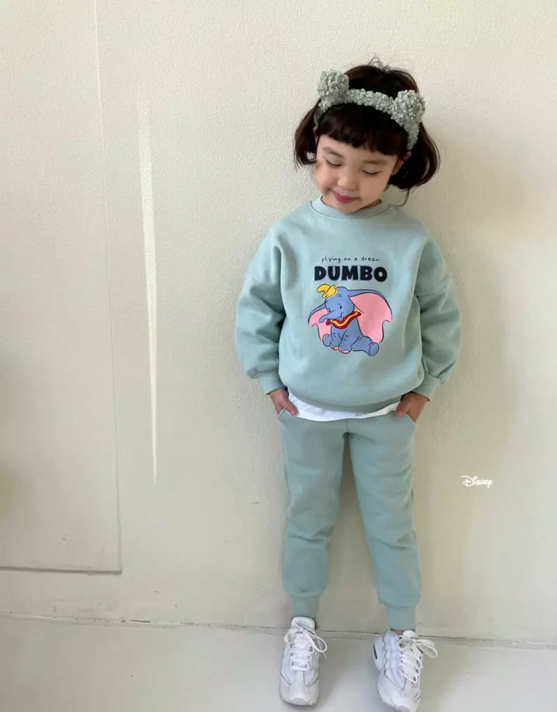 Dsaint - Korean Children Fashion - #kidsstore - Flying Dumbo Top Bottom Set - 11