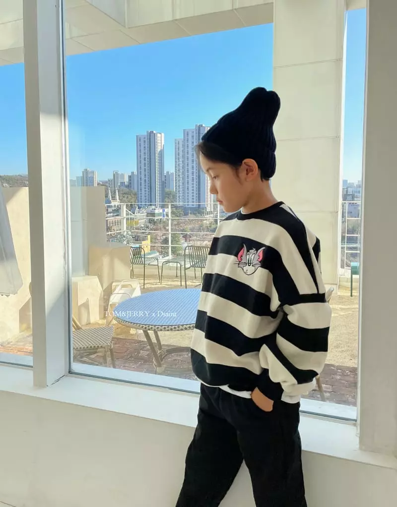 Dsaint - Korean Children Fashion - #kidsstore - Strange Stripes Sweatshirt - 6