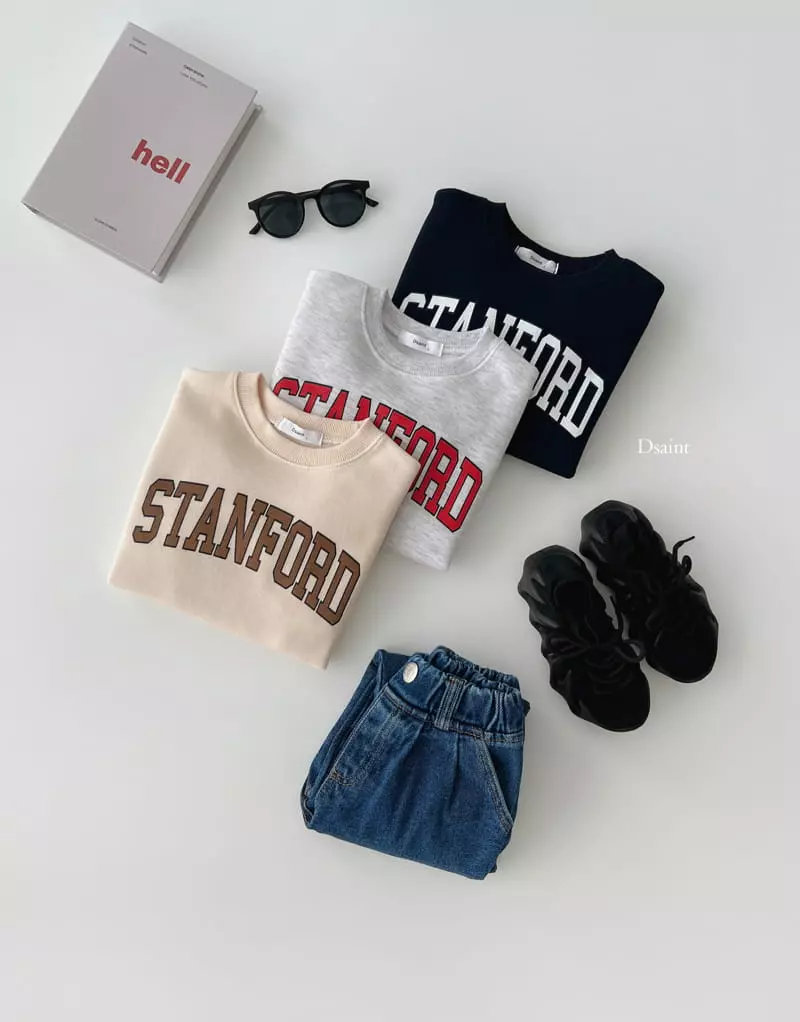 Dsaint - Korean Children Fashion - #kidsstore - Standford Sweatshirt - 2