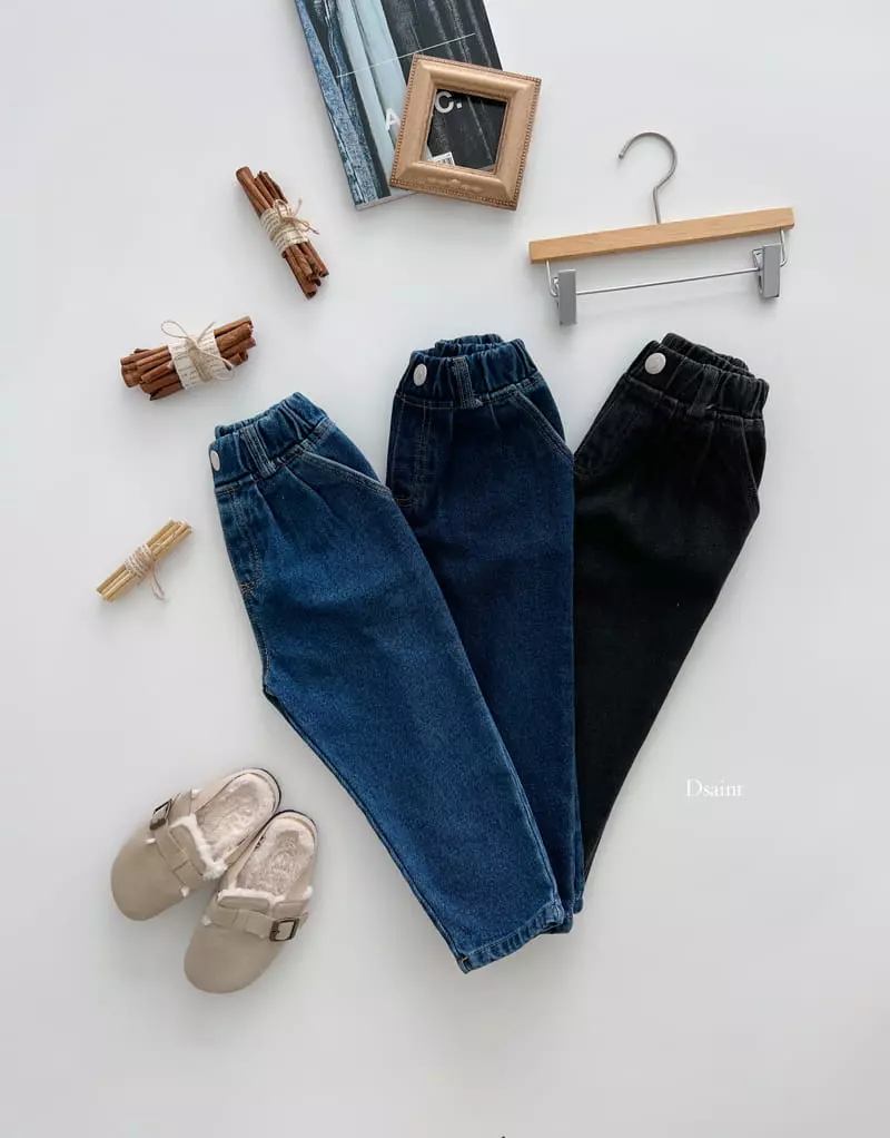 Dsaint - Korean Children Fashion - #littlefashionista - Special Baggy Jeans