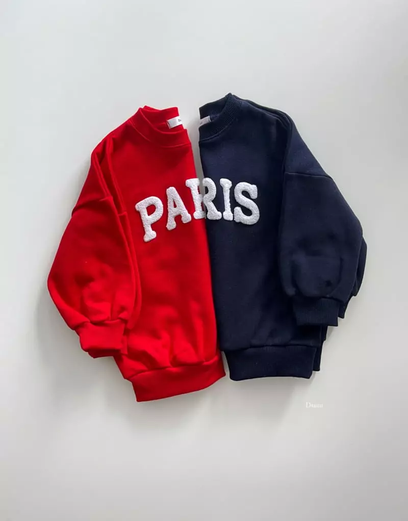 Dsaint - Korean Children Fashion - #littlefashionista - Paris Bookle Sweatshirt - 2
