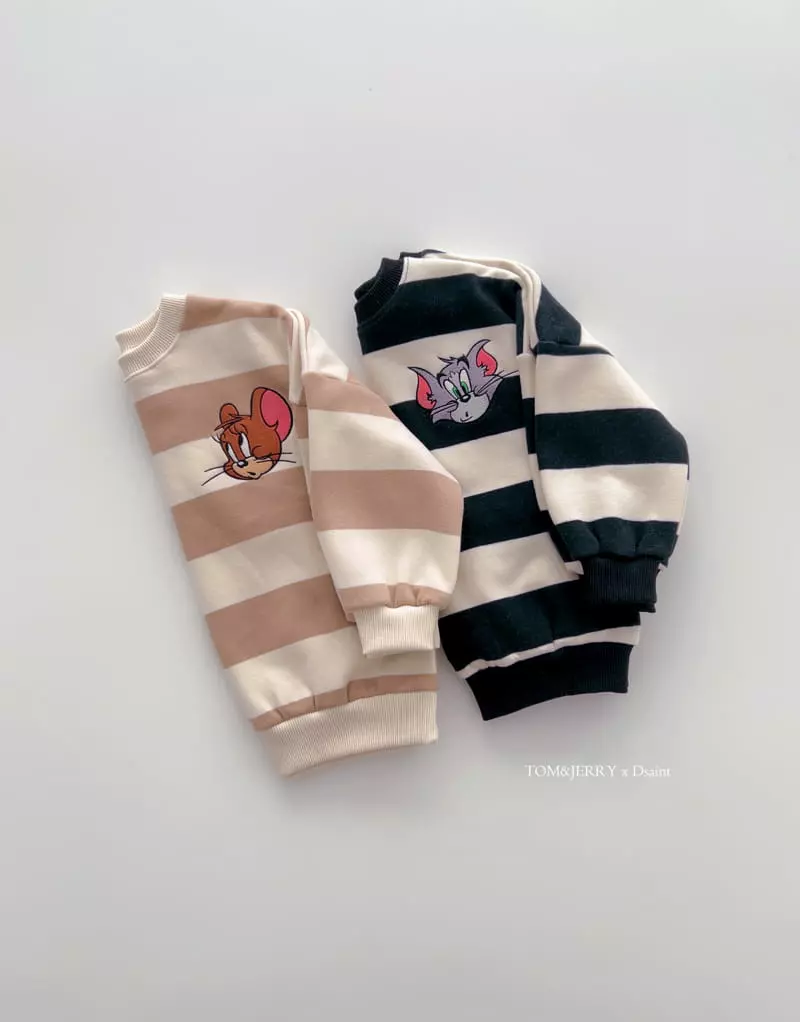 Dsaint - Korean Children Fashion - #littlefashionista - Strange Stripes Sweatshirt - 9