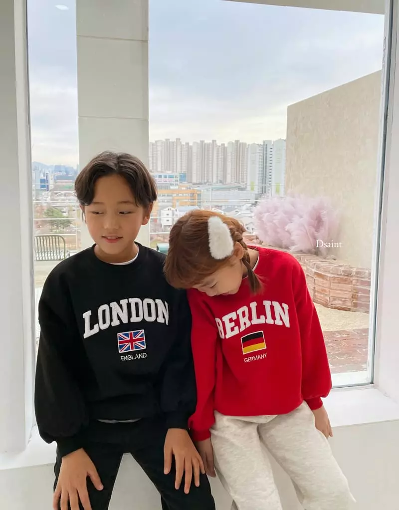 Dsaint - Korean Children Fashion - #littlefashionista - World Boucle Sweatshirt - 8