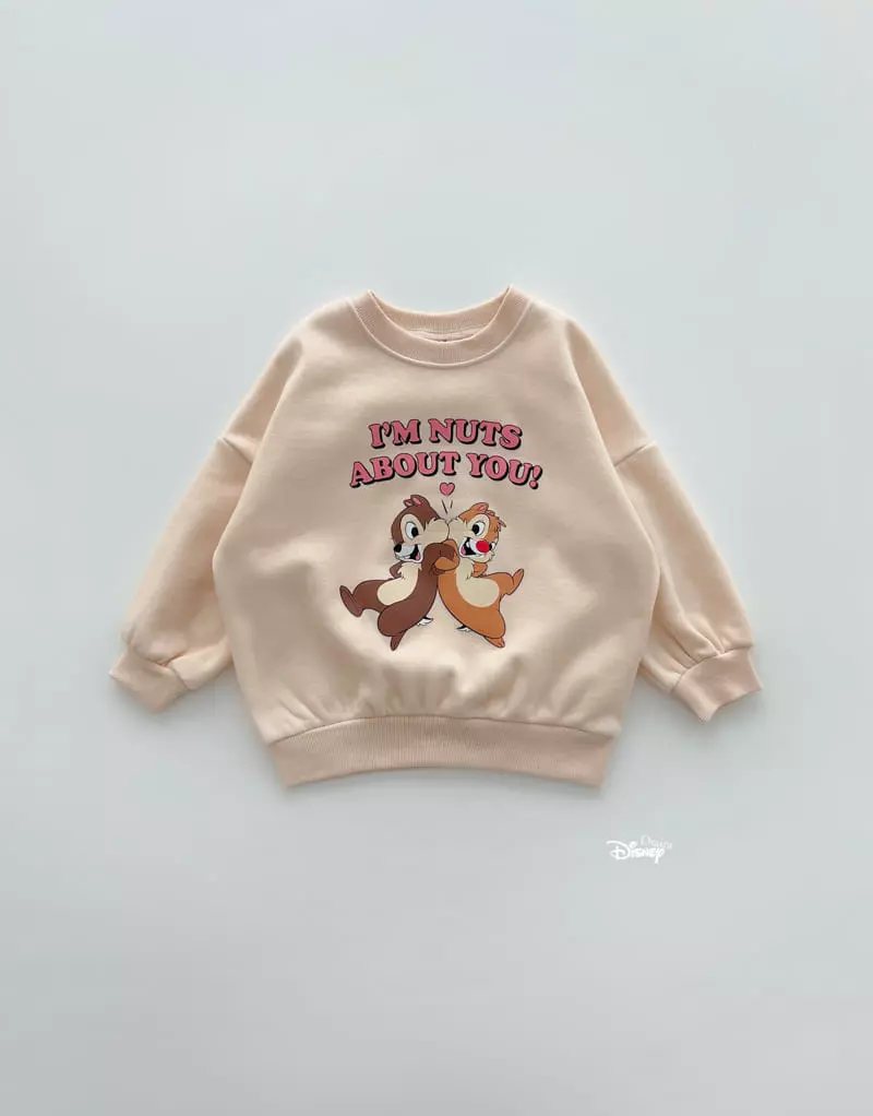 Dsaint - Korean Children Fashion - #magicofchildhood - Nuts Chip And Dale Sweatshirt