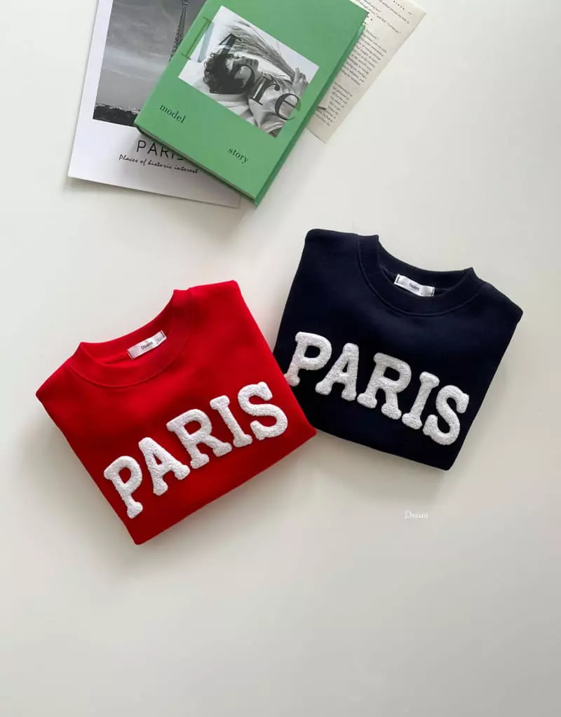 Dsaint - Korean Children Fashion - #magicofchildhood - Paris Bookle Sweatshirt - 3