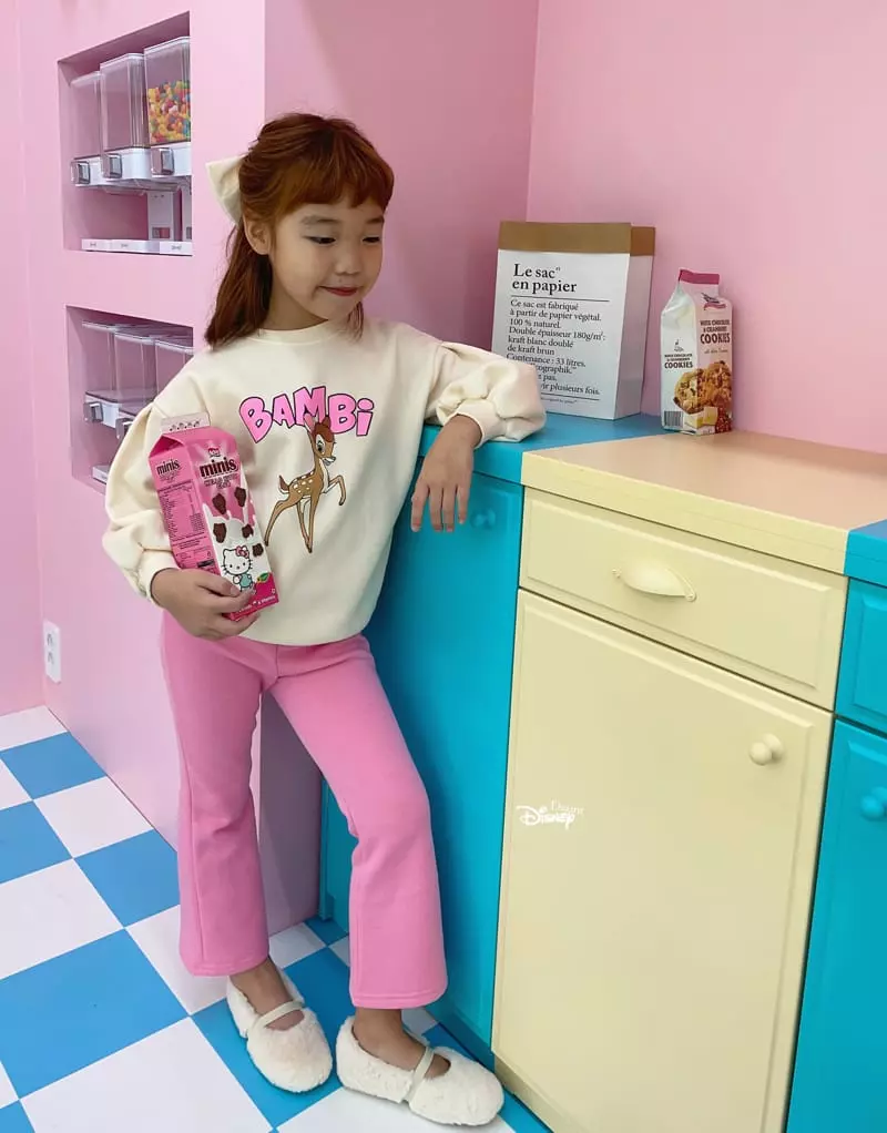 Dsaint - Korean Children Fashion - #magicofchildhood - Bambi Bootscut Top Bottom Set - 10