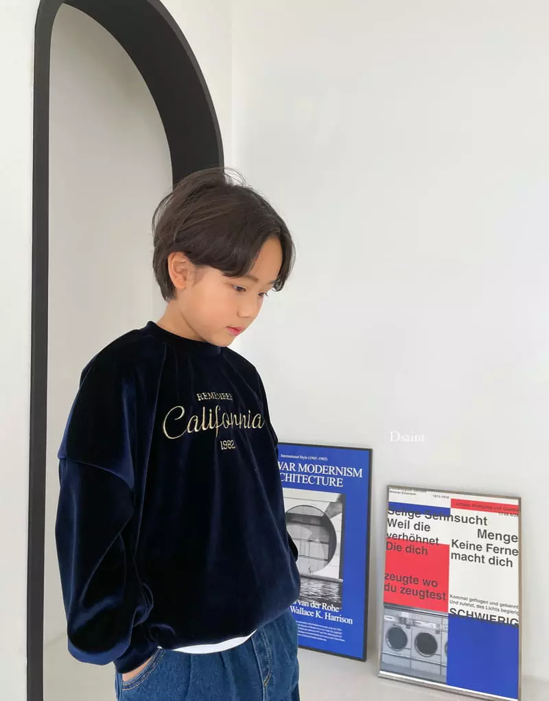 Dsaint - Korean Children Fashion - #magicofchildhood - California Velet Sweatshirt - 11
