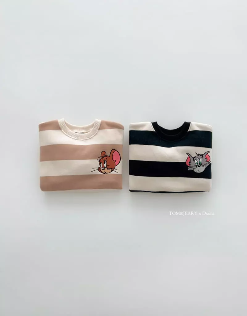 Dsaint - Korean Children Fashion - #magicofchildhood - Strange Stripes Sweatshirt - 10