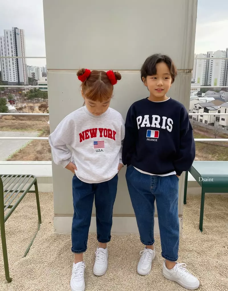 Dsaint - Korean Children Fashion - #magicofchildhood - World Boucle Sweatshirt - 9