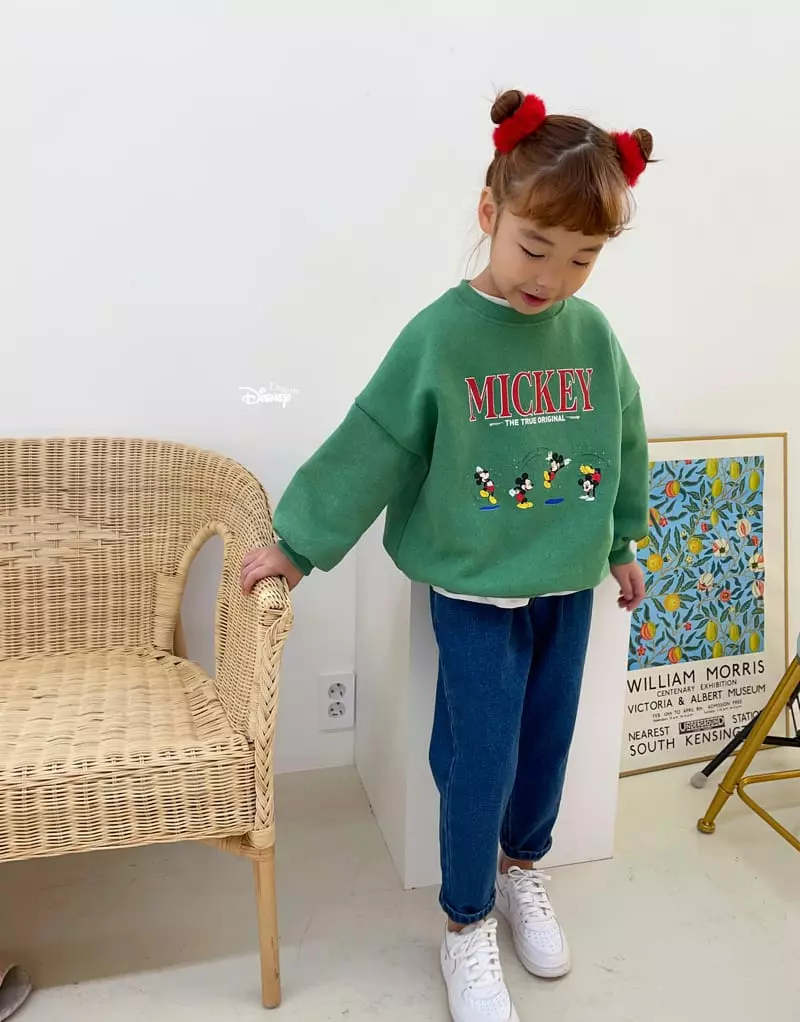 Dsaint - Korean Children Fashion - #magicofchildhood - Original Pigment Mickey Sweatshirt - 8