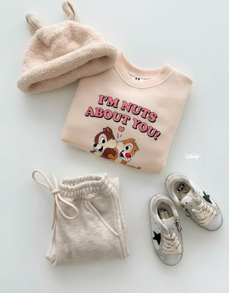 Dsaint - Korean Children Fashion - #minifashionista - Nuts Chip And Dale Sweatshirt - 2