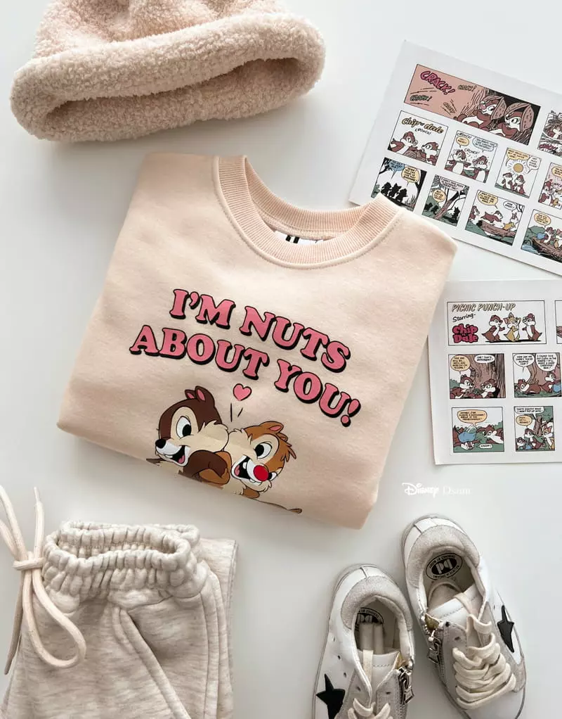 Dsaint - Korean Children Fashion - #prettylittlegirls - Nuts Chip And Dale Sweatshirt - 3