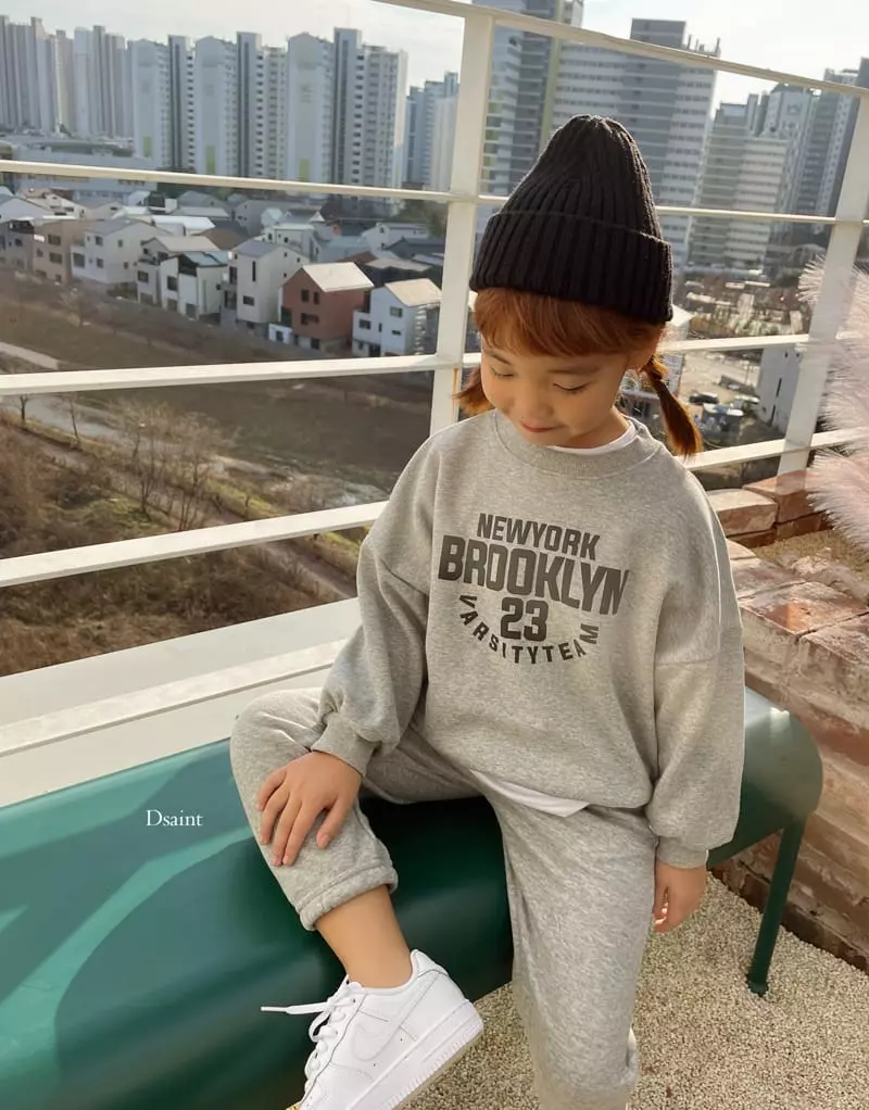 Dsaint - Korean Children Fashion - #prettylittlegirls - Brok 23 Jogger Top Bottom Set - 10