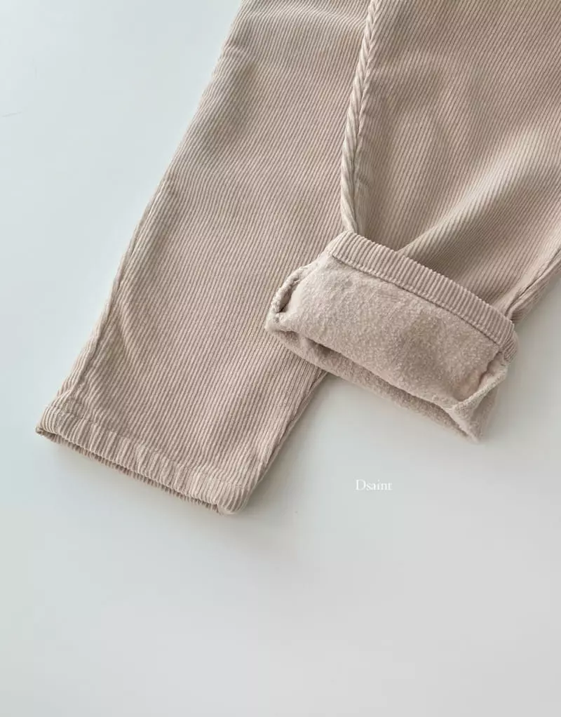 Dsaint - Korean Children Fashion - #prettylittlegirls - Cozy Rib Baggy Pants - 5