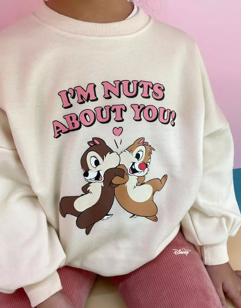 Dsaint - Korean Children Fashion - #stylishchildhood - Nuts Chip And Dale Sweatshirt - 6