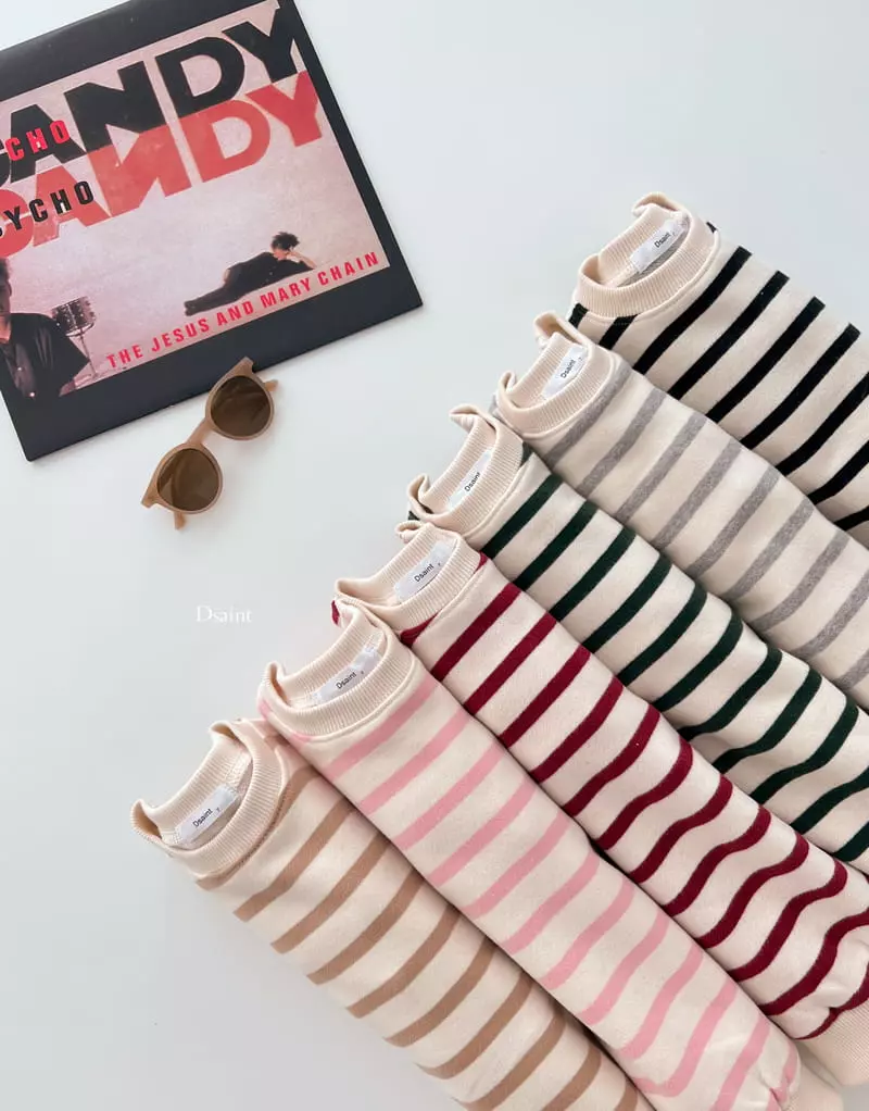 Dsaint - Korean Children Fashion - #toddlerclothing - Rainbow Stripes Sweatshirt - 4