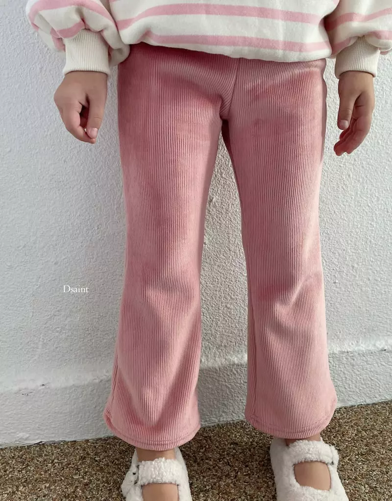 Dsaint - Korean Children Fashion - #stylishchildhood - Sticky Rib Pants - 11