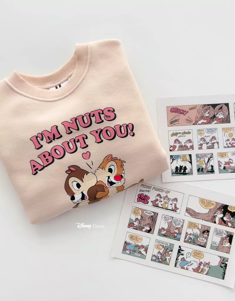 Dsaint - Korean Children Fashion - #prettylittlegirls - Nuts Chip And Dale Sweatshirt - 4