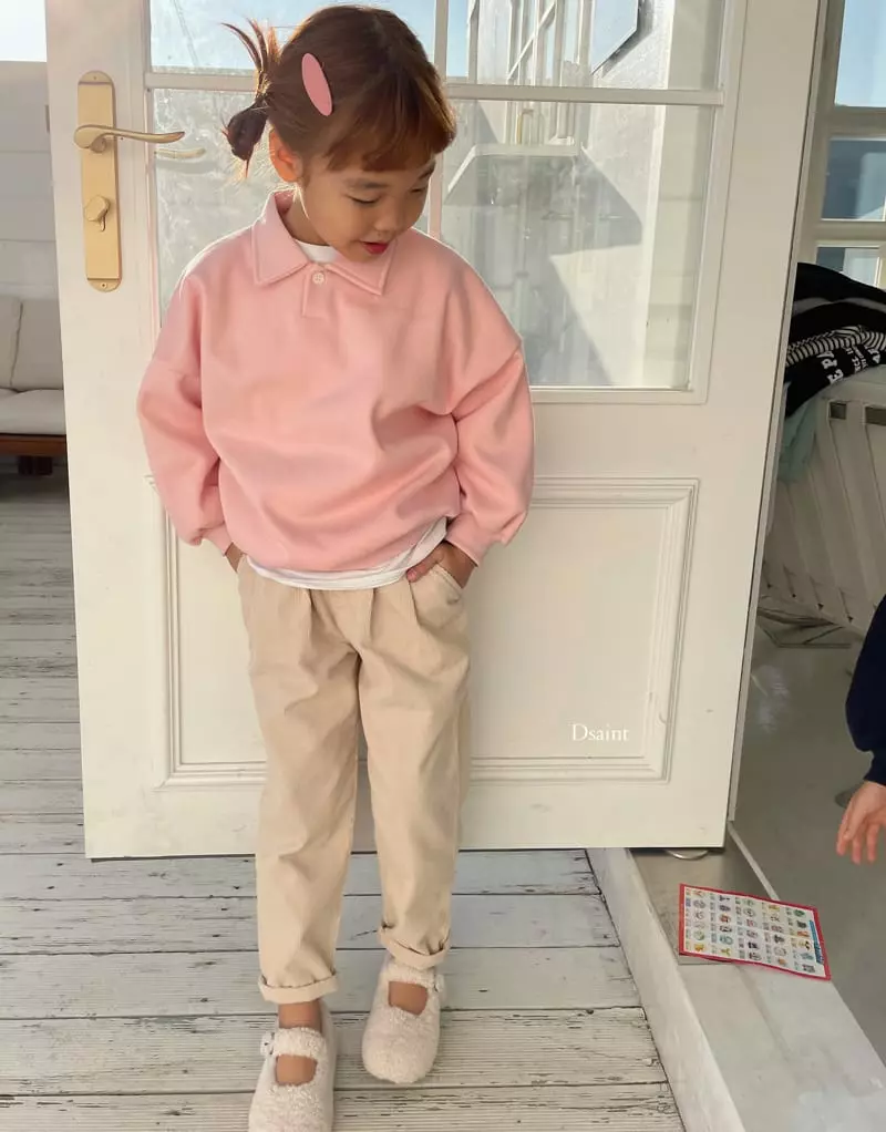 Dsaint - Korean Children Fashion - #todddlerfashion - Cozy Rib Baggy Pants - 6