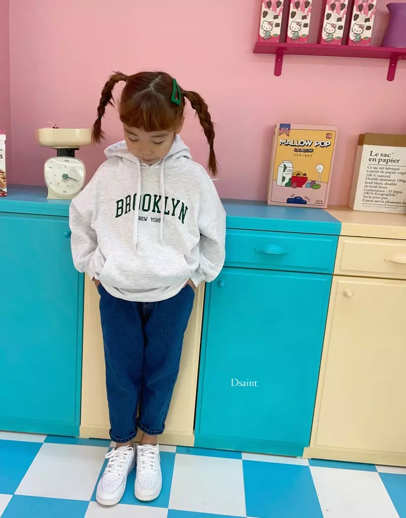Dsaint - Korean Children Fashion - #todddlerfashion - Brock New York Patch Hoody - 8