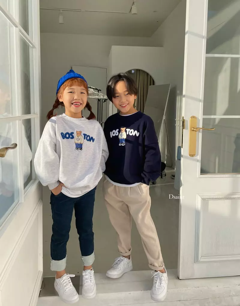 Dsaint - Korean Children Fashion - #todddlerfashion - Boston Bear Boucle Sweatshirt - 7