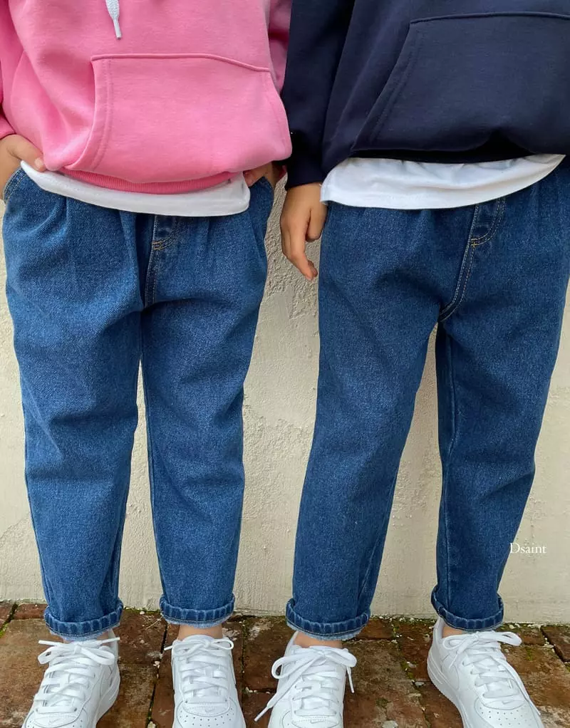 Dsaint - Korean Children Fashion - #toddlerclothing - Special Baggy Jeans - 6