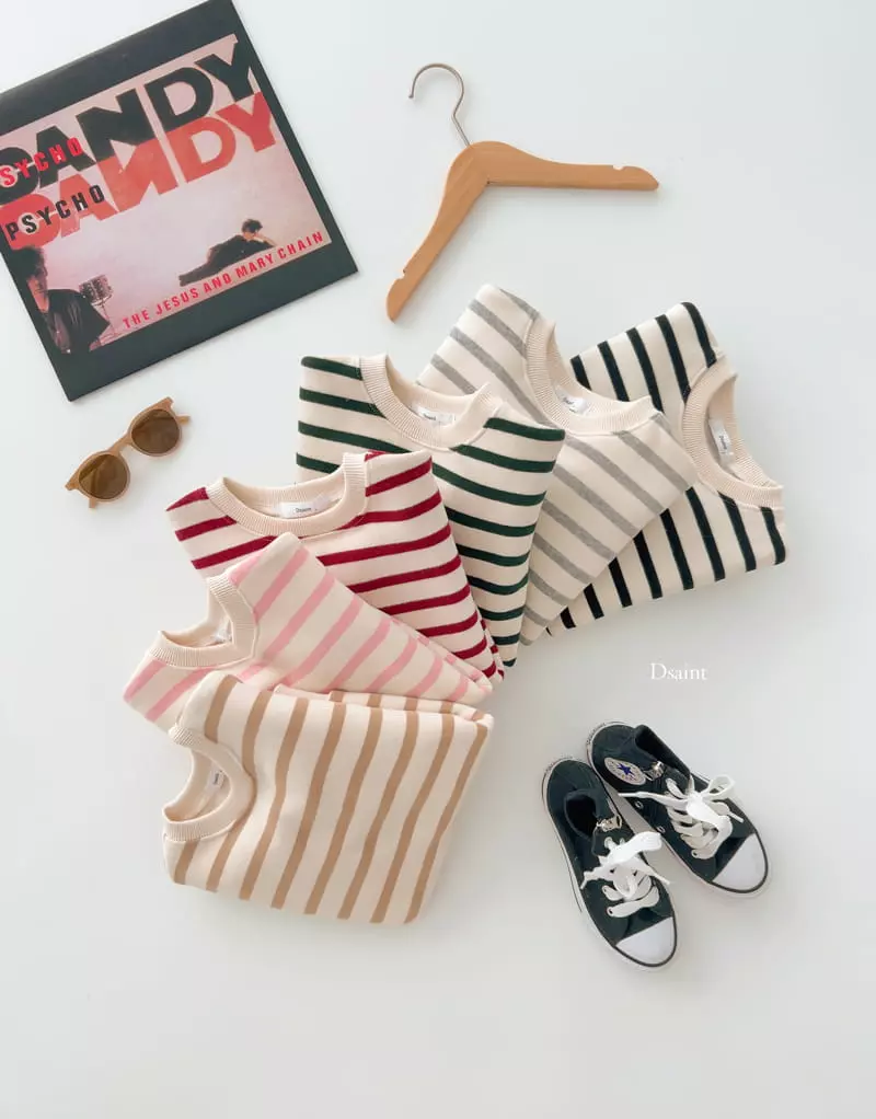 Dsaint - Korean Children Fashion - #toddlerclothing - Rainbow Stripes Sweatshirt - 3